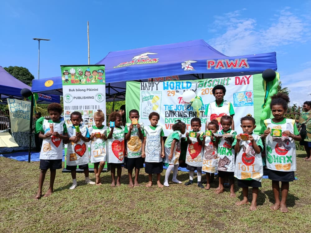 WORLD BISCUIT DAY CELEBRATED WITH FUN LEARNING FOR BUK BILONG PIKININI CHILDREN