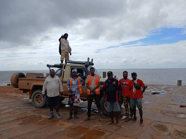 NEW VEHICLE MAKES FIRST TRIP TO INSPECT WIPIM-TAPILA ROAD
