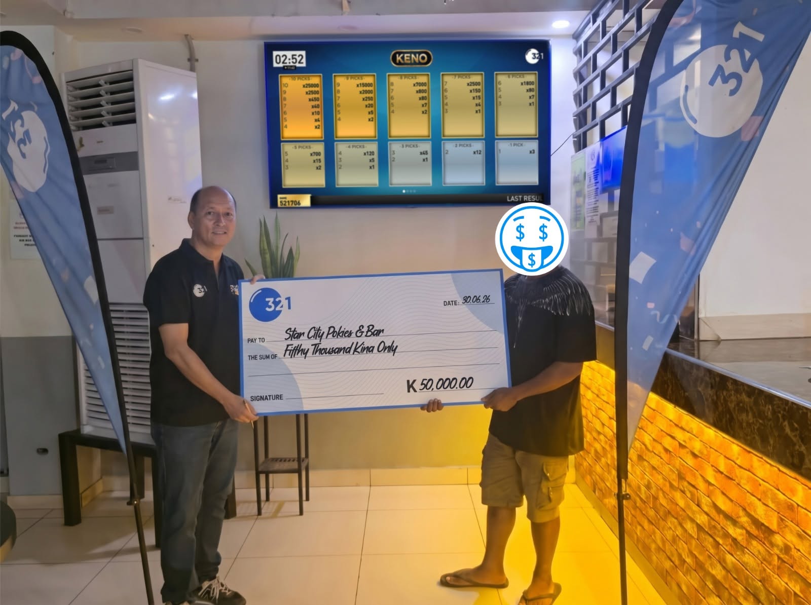 LAE COOK WINS K50,000 KENO JACKPOT WITH K2 BET