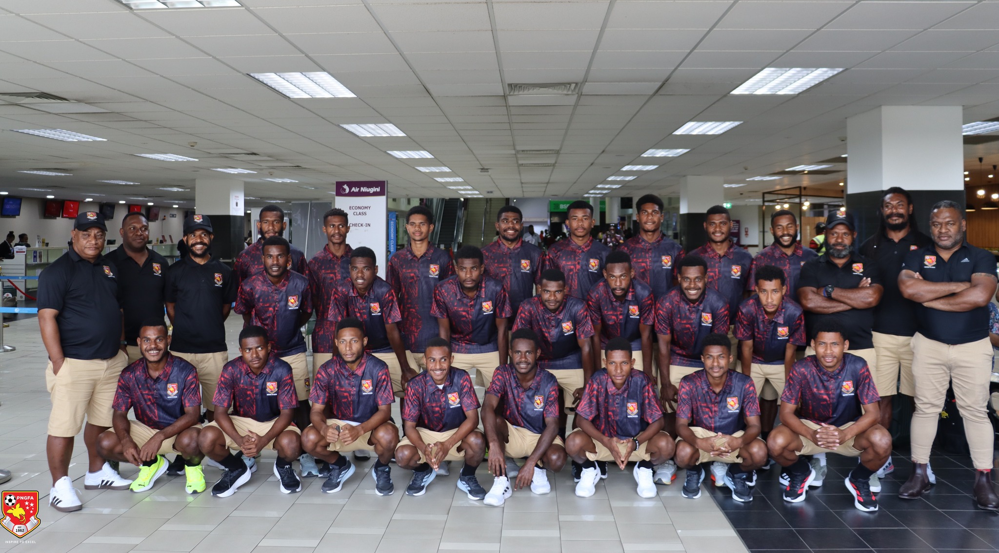 PNG U-19 MEN’S FOOTBALL TEAM DEPARTS FOR CRUCIAL OFC QUALIFIERS IN COOK ISLANDS