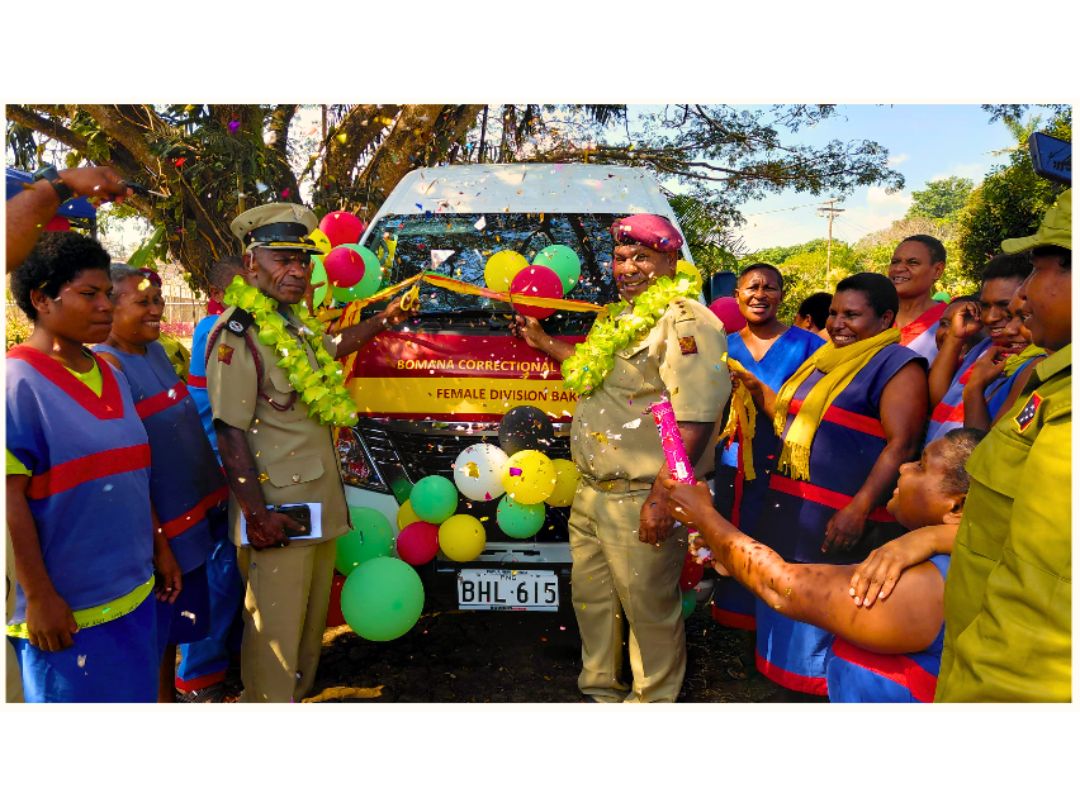 FEMALE INMATES' BAKERY SUCCESS DELIVERS NEW BUS