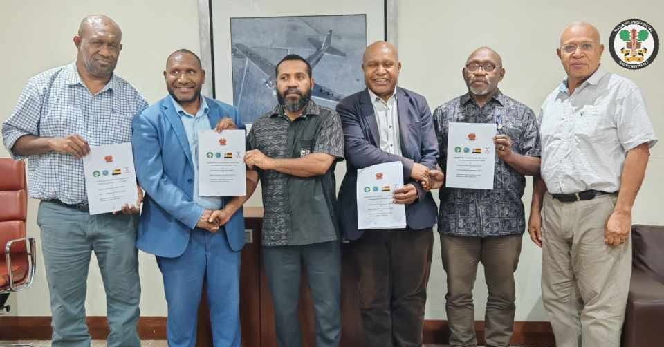 MADANG GOVERNMENT SIGNS MOU FOR RICE PRODUCTION