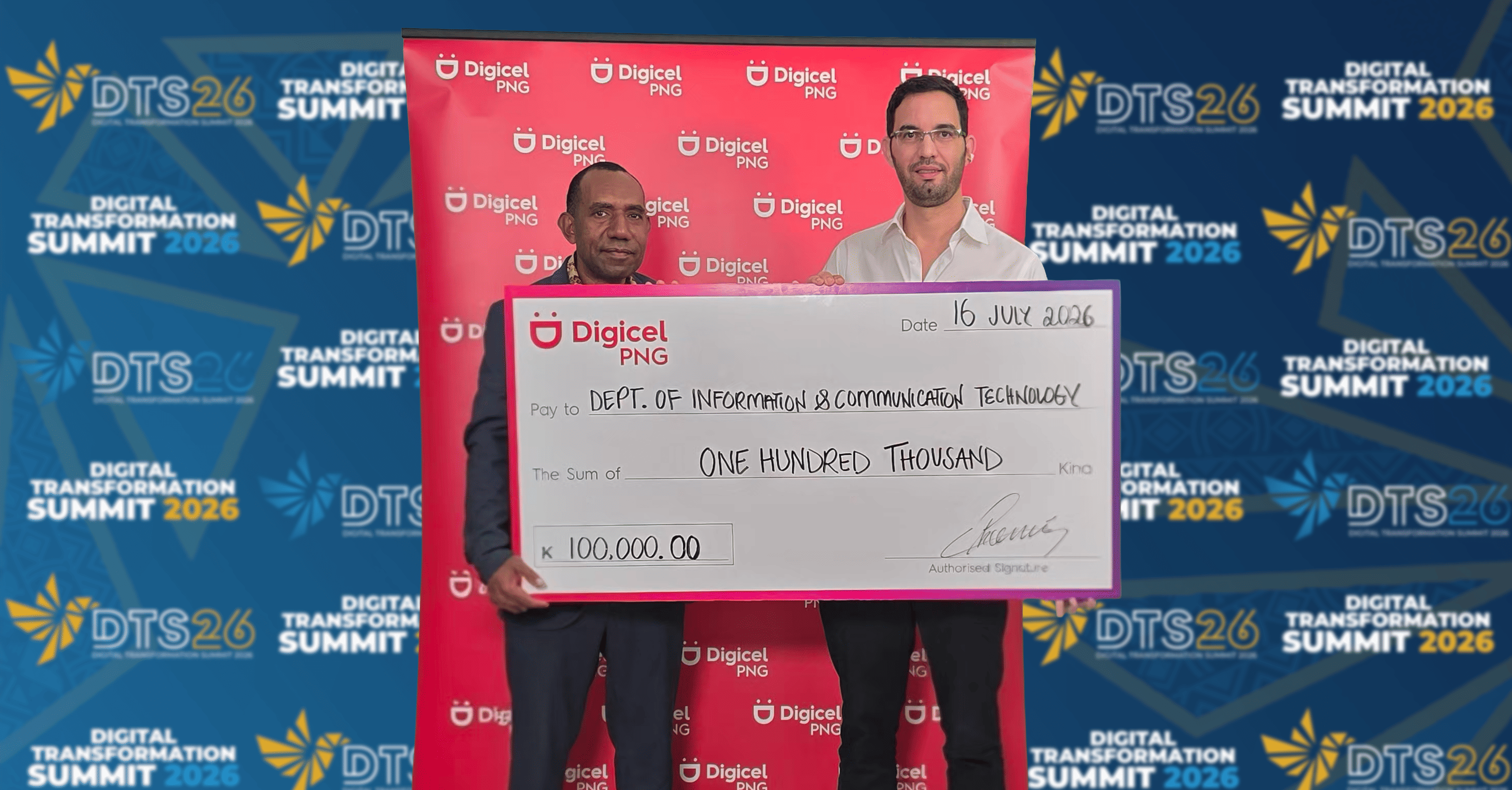 DIGICEL PNG BACKS DIGITAL FUTURE AS GOLDEN SPONSOR OF DTS26