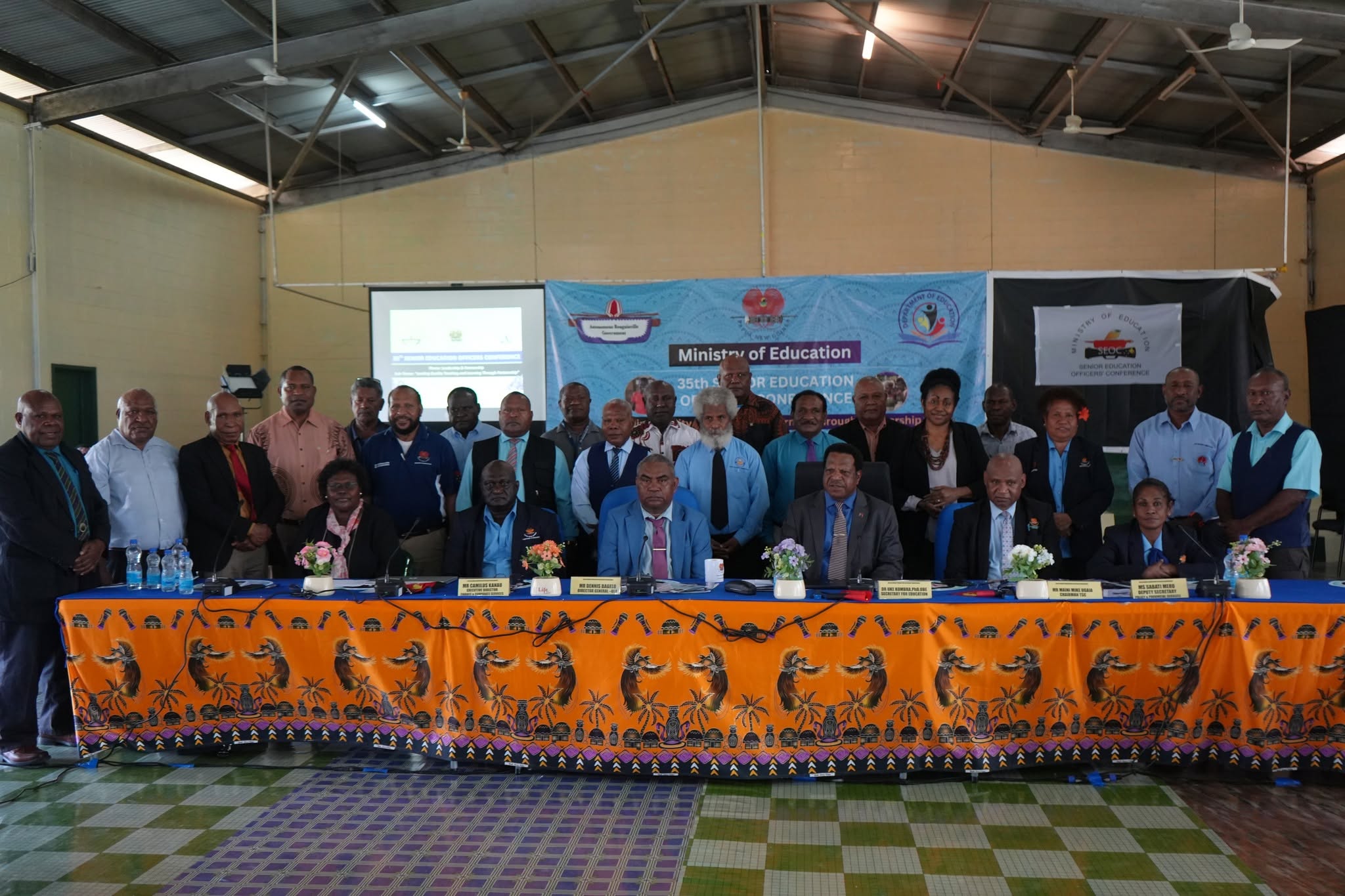 BOUGAINVILLE RECEIVES MAJOR EDUCATION POWERS AS 35TH SENIOR EDUCATION OFFICERS CONFERENCE OPENS