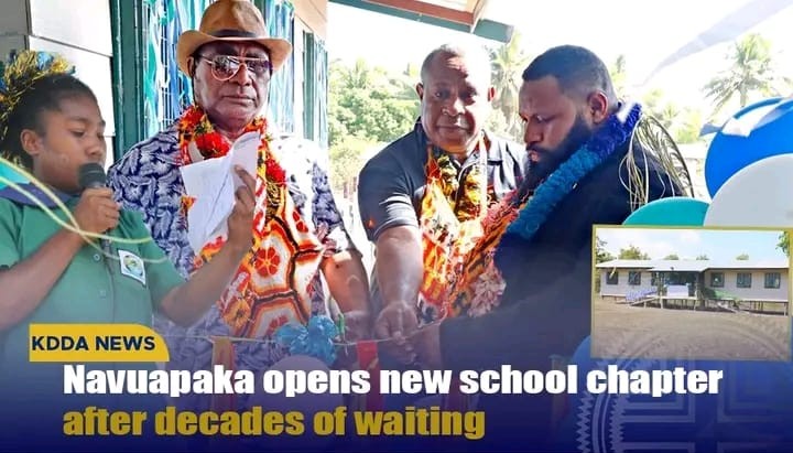 NAVUAPAKA PRIMARY SCHOOL BEGINS NEW ERA WITH OPENING OF NEW CLASSROOM
