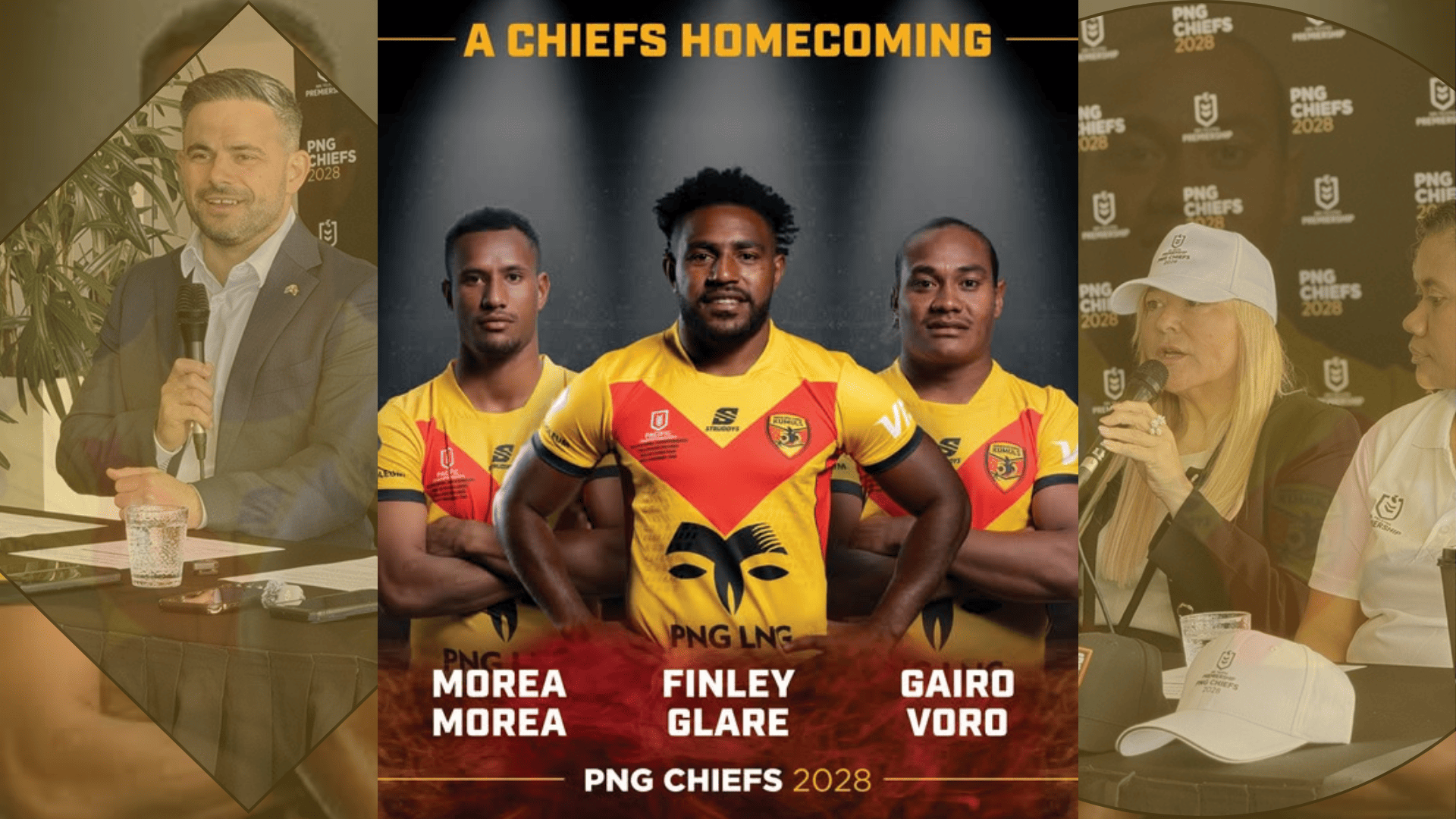 3 PNG-BORN PLAYERS SIGNED ON WITH PNG CHIEFS
