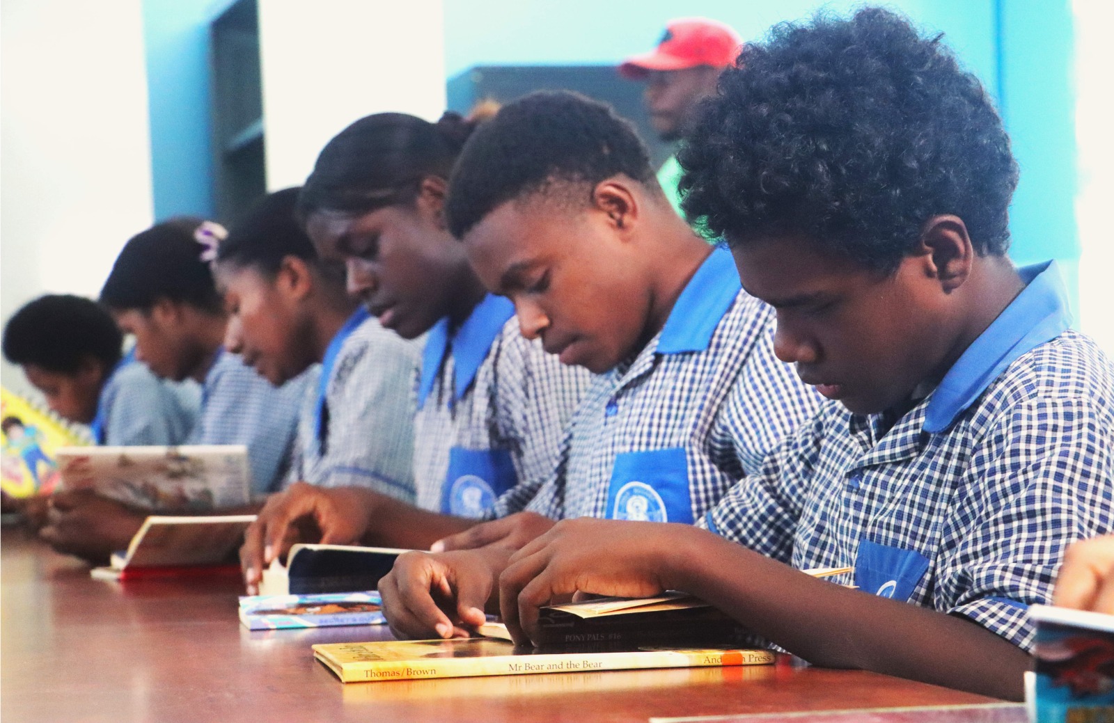 FINCORP AND BBP DONATE 1,000 BOOKS TO HOLY ROSARY PRIMARY SCHOOL