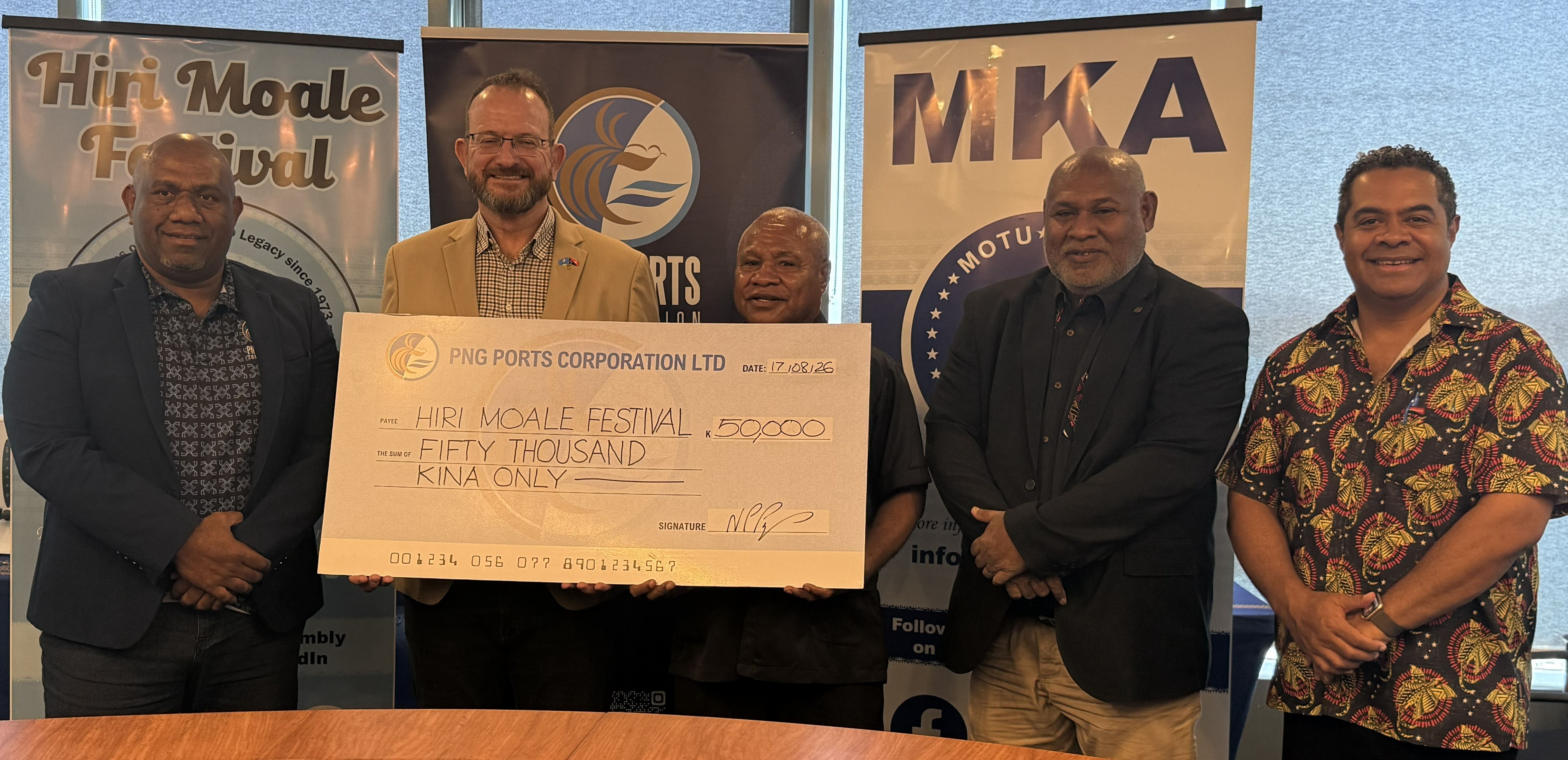 PNG PORTS SECURES SILVER SPONSORSHIP FOR 2026 HIRI MOALE FESTIVAL
