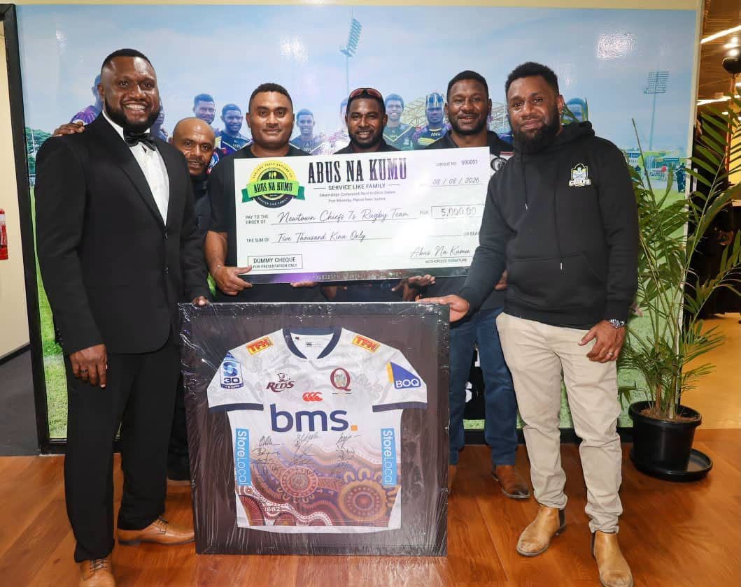 ABUS NA KUMU PLEDGES K20, 500 FUNDING SUPPORT TO PNG TEAMS HEADING TO CAIRNS