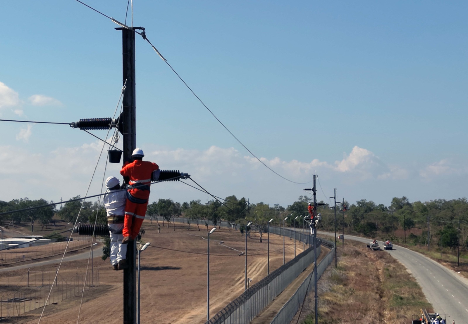 VANDALISM OF TRANSMISSION LINES AFFECTING POWER SUPPLY