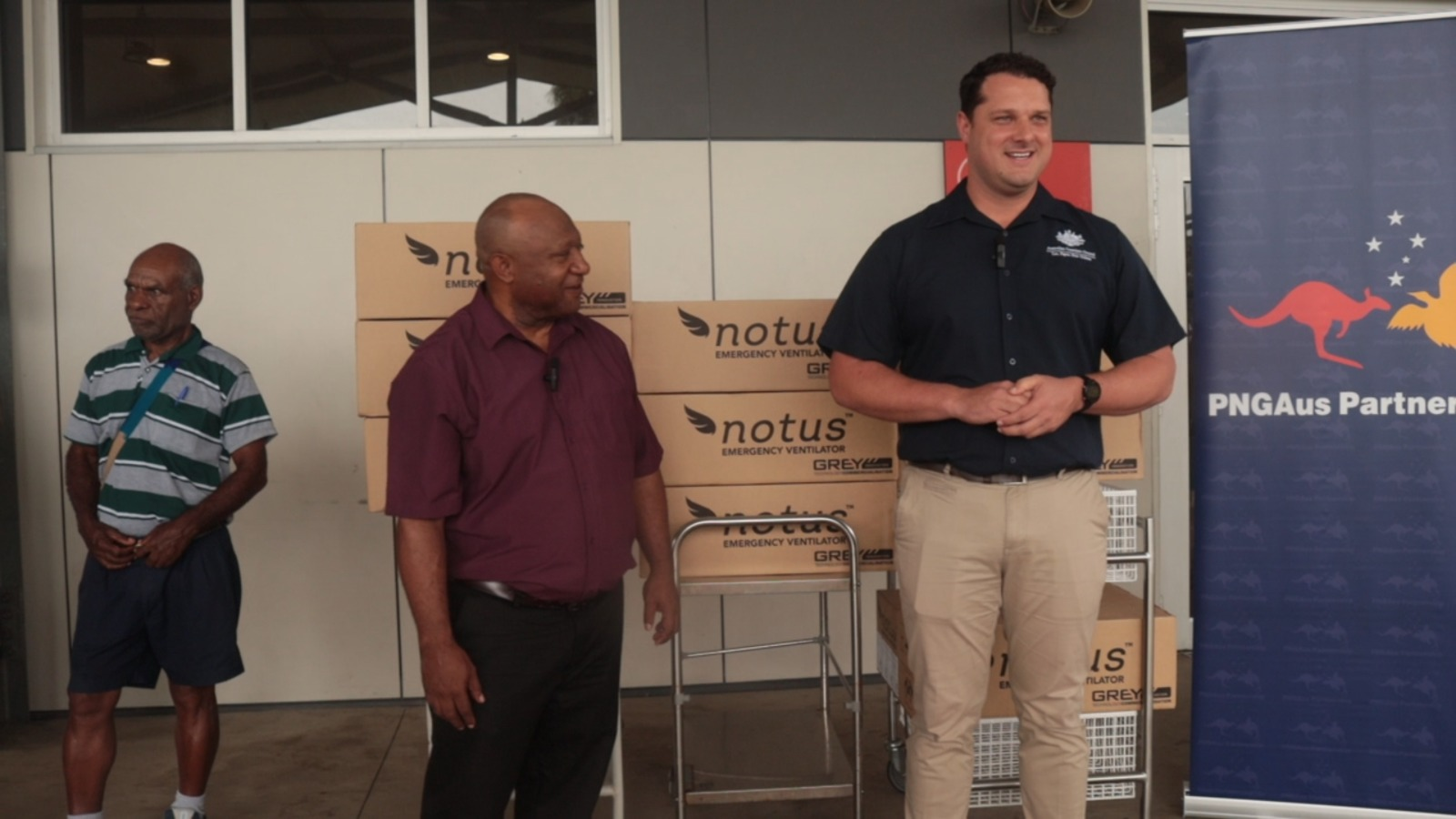 ANGAU RECEIVES RESPIRATORY EQUIPMENT TO SUPPORT CRITICALLY ILL PATIENTS