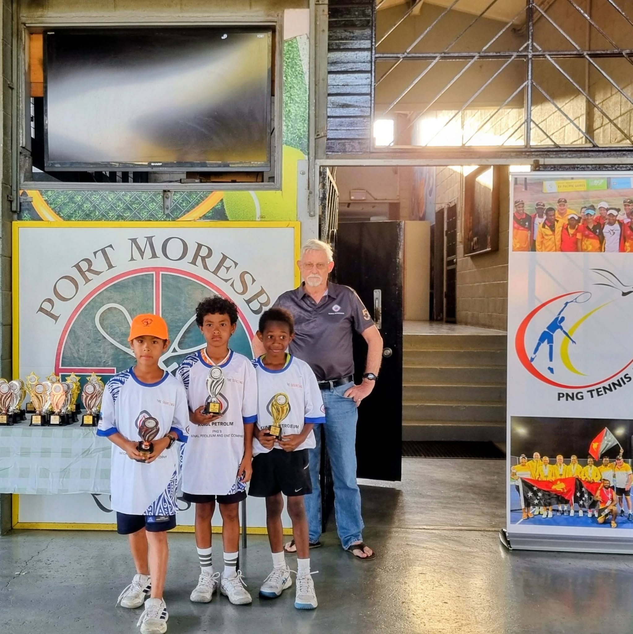 YOUNGEST TENNIS PLAYERS SIGNAL BRIGHT FUTURE FOR PNG
