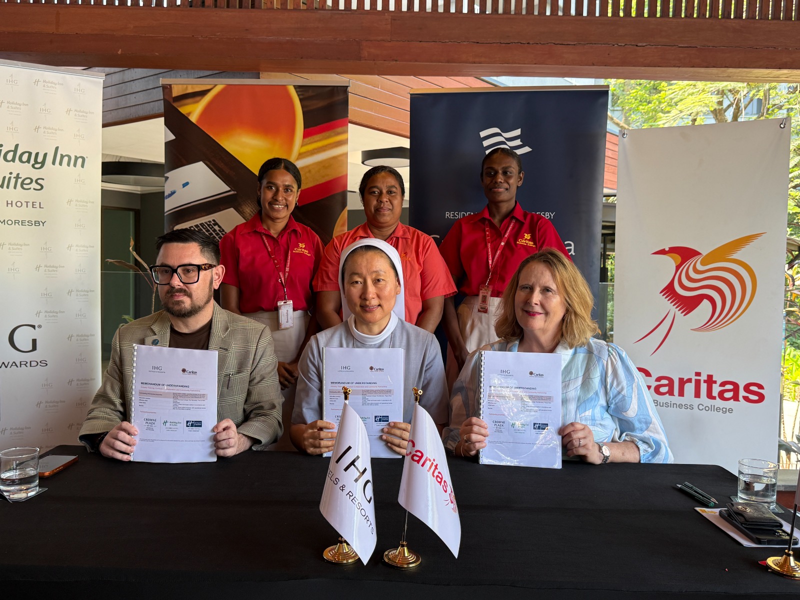 IHG PNG PARTNERS WITH CARITAS TO EMPOWER YOUNG PAPUA NEW GUINEANS
