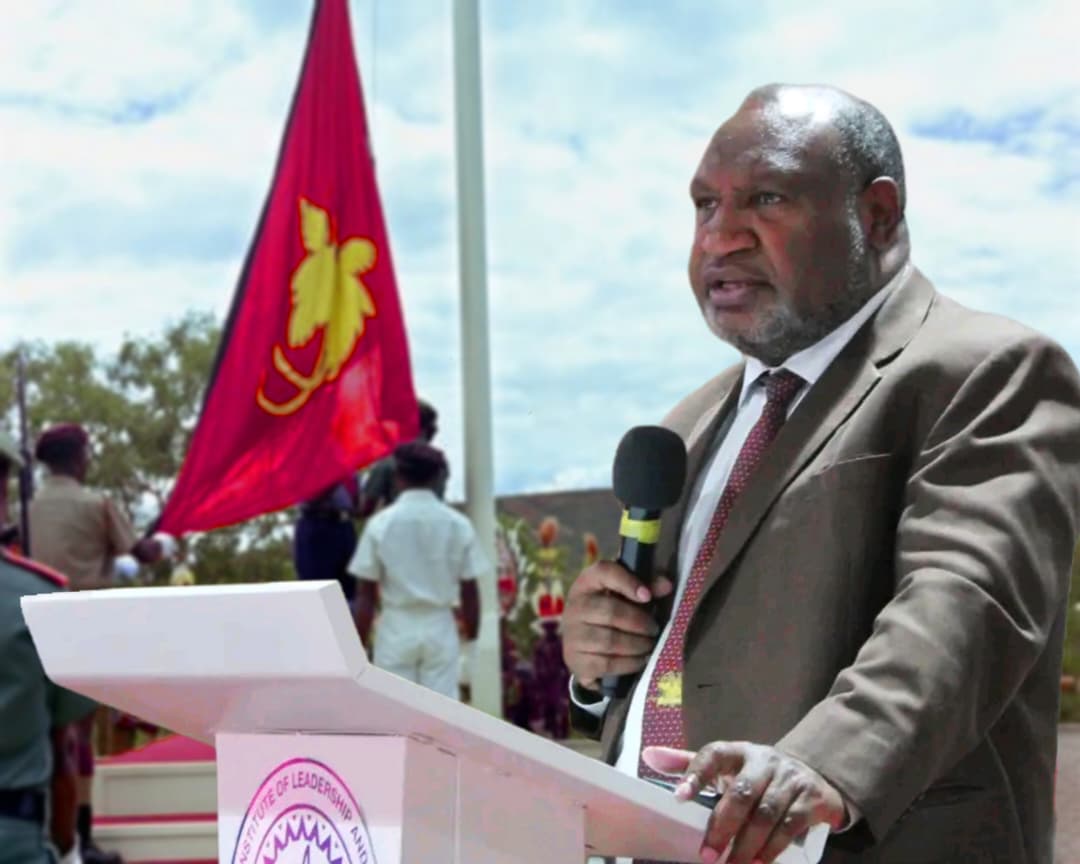 "O ARISE ALL YOU SONS OF THIS LAND" PM CALLS TO ALL MEN AS PNG STEPS INTO THE NEXT 50