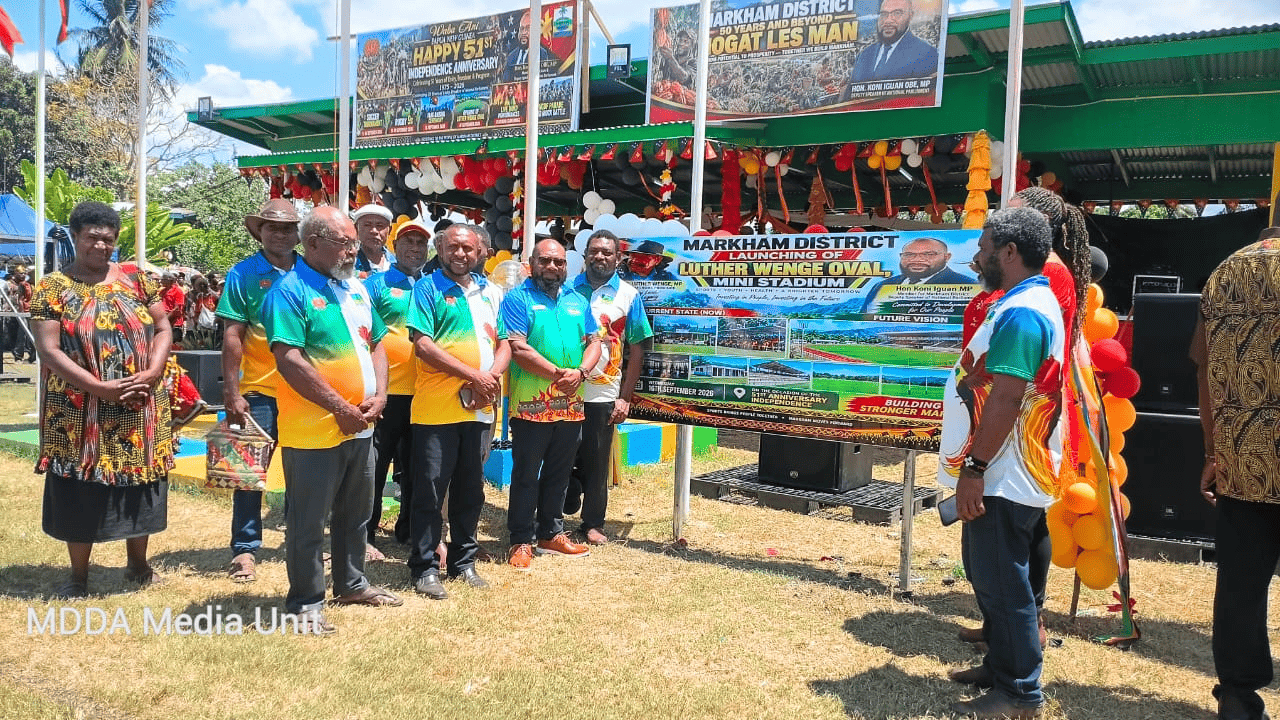 MARKHAM MARKS 51ST INDEPENDENCE ANNIVERSARY WITH LAUNCHING OF NEW MINI STADIUM