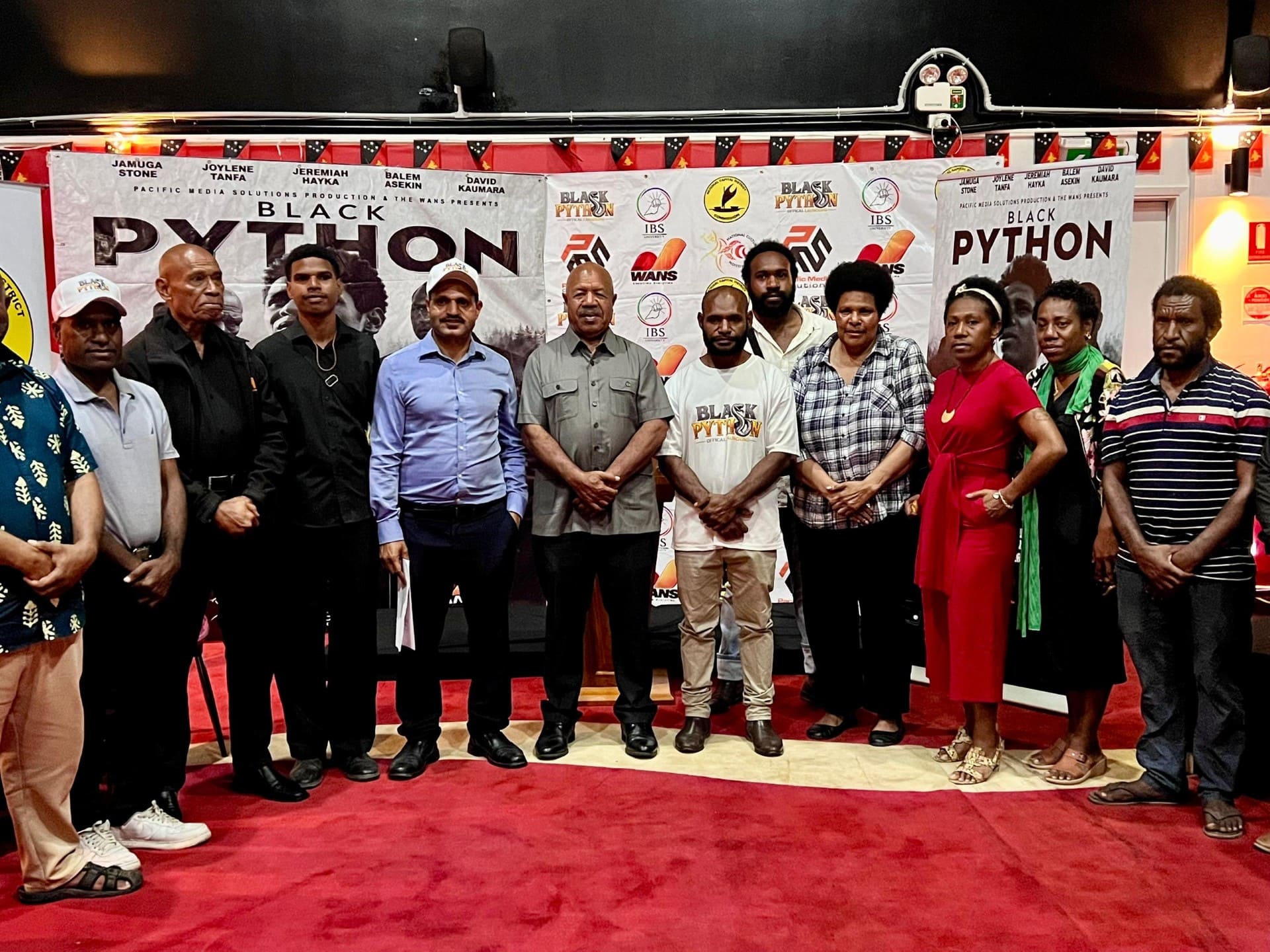 BLACK PYTHON PREMIERE SHOWS GROWING POTENTIAL OF PNG FILM INDUSTRY