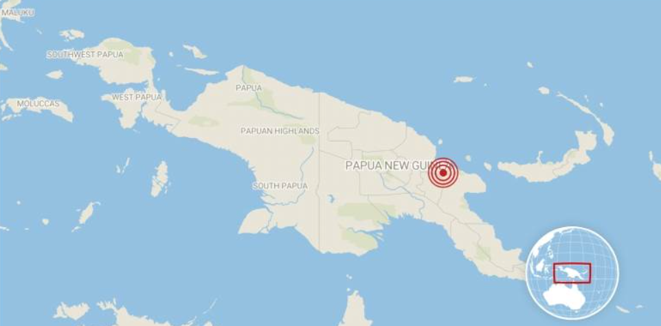 6.4 MAGNITUDE EARTQUAKE RECORDED NEAR KAINANTU