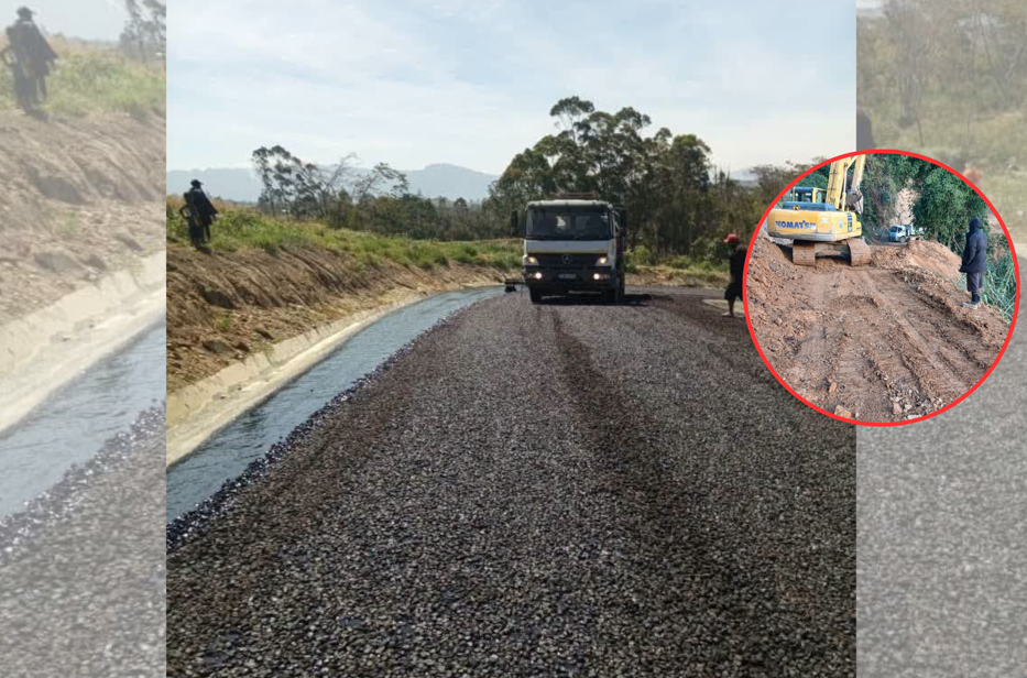 DEI DISTRICT ROAD PROJECT IS 80% COMPLETE- KAIA WORKS