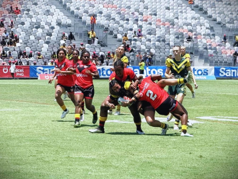AUSTRALIAN PM’S XIII WOMEN OVERPOWER PNG ORCHIDS WITH HUGE WIN