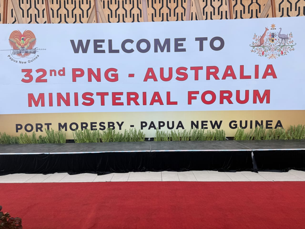 AUSTRALIA-PAPUA NEW GUINEA MINISTERIAL FORUM ON TODAY