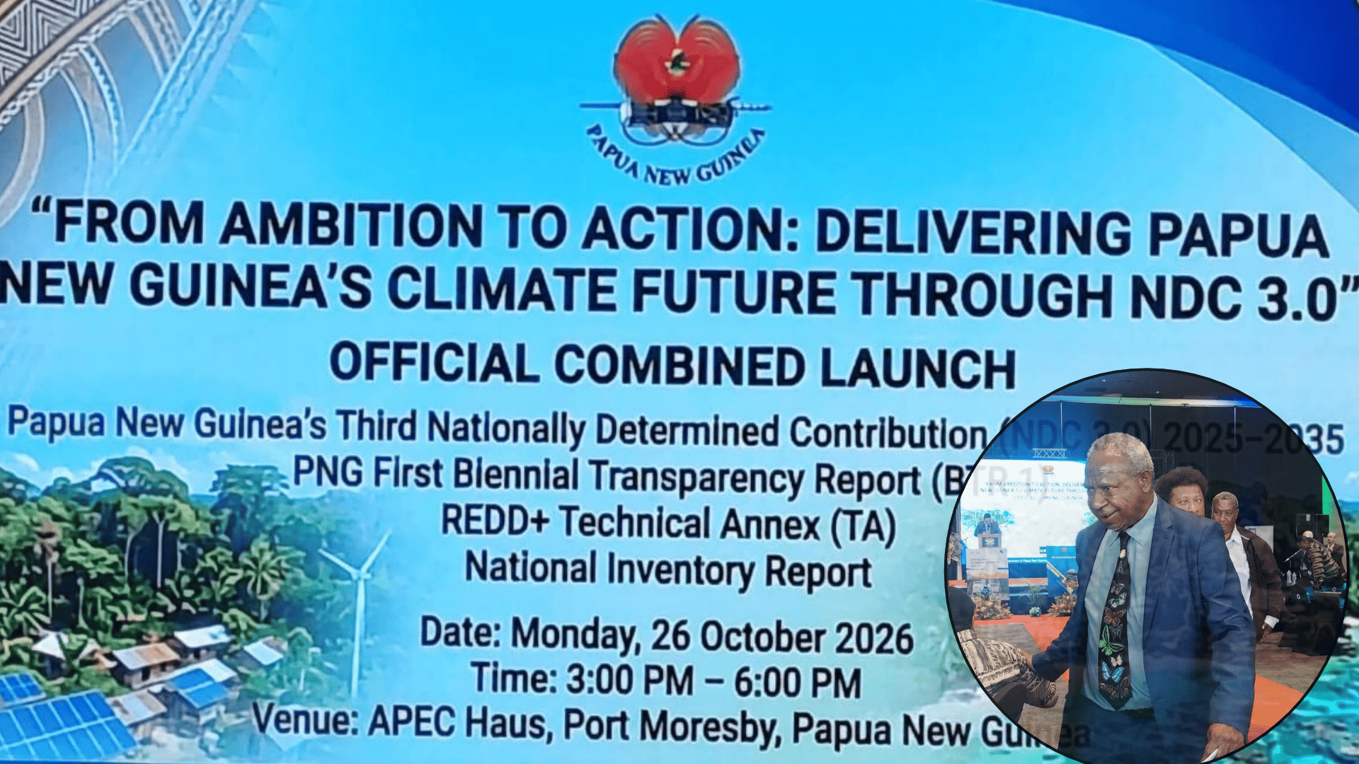 KAUPA LAUNCHES PNG’S NEW CLIMATE PLAN