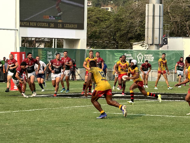 PNG LNG KUMULS DOMINATE LEBANON 42–18 TO IGNITE WORLD CUP CAMPAIGN