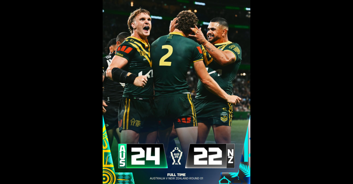 KANGAROOS EDGE KIWIS IN EPIC RLWC OPENER