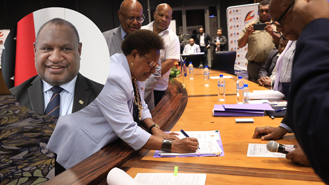 PM COMMENDS PLNG BENEFIT SHARING AGREEMENT