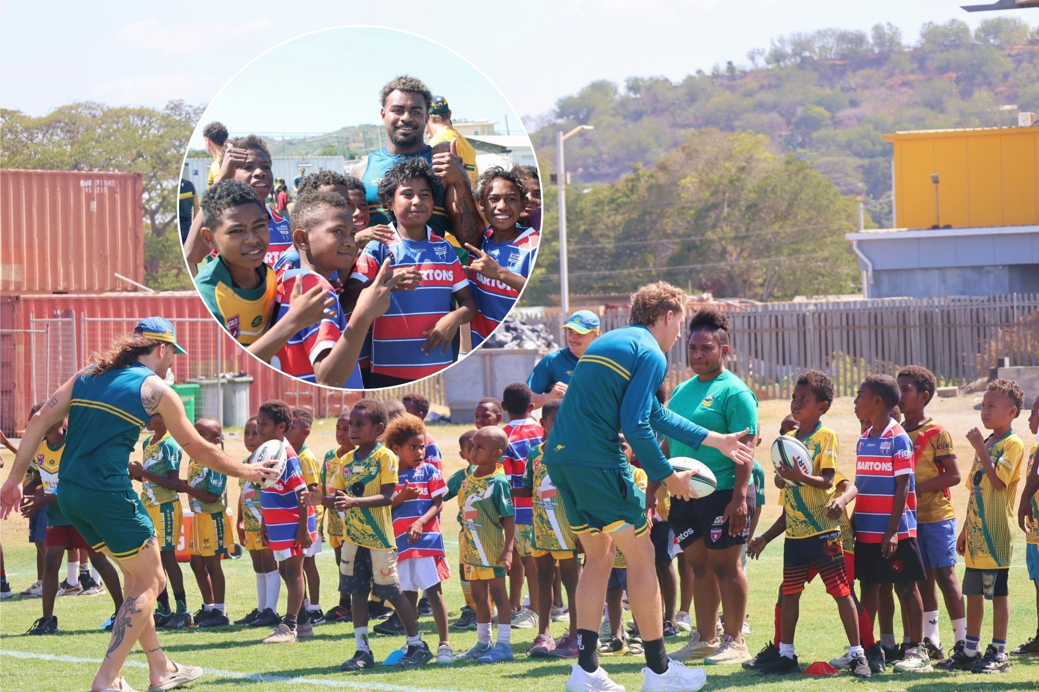 AUSSIE PM’S STARS INSPIRE YOUNG PNG TALENTS THROUGH LEAGUE BILONG LAIF