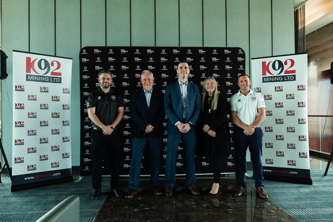 K92 MINING JOINS PNG CHIEFS AS MAJOR PARTNER