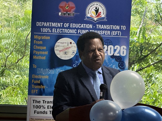 EDUCATION DEPARTMENT LAUNCHES ELECTRONIC FUNDS TRANSFER SYSTEM