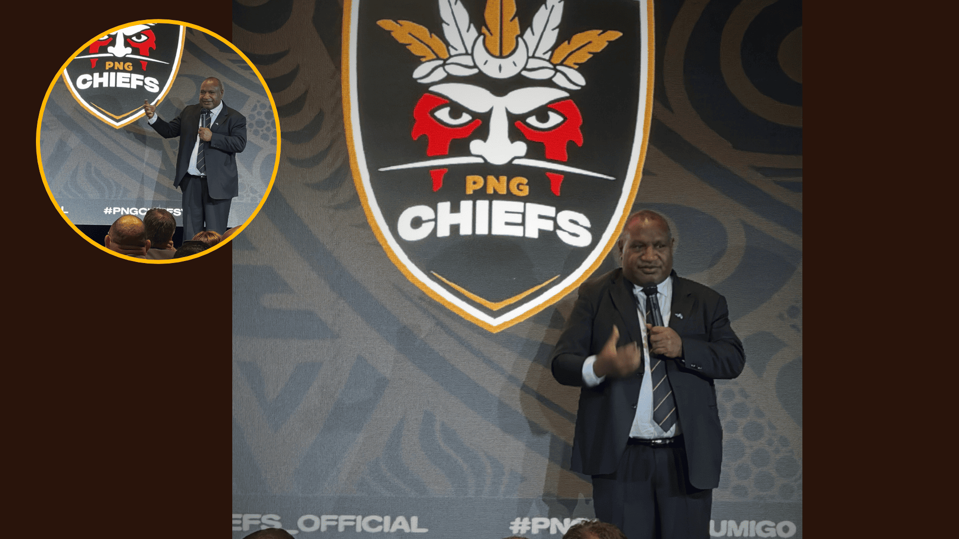 PM MARAPE HAILS PNG CHIEFS JERSEY UNVEILING AS HISTORIC MOMENT FOR NATIONAL UNITY